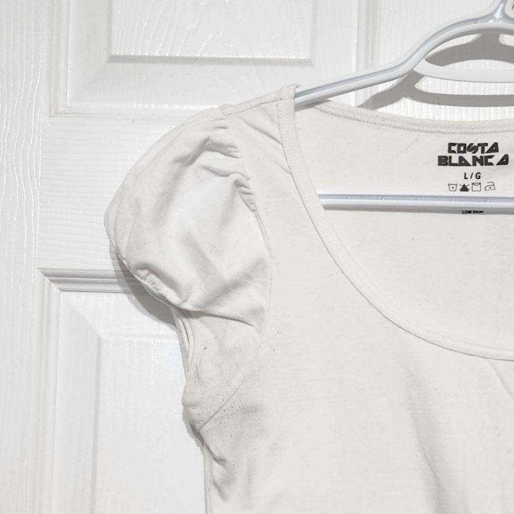 Pleated Shoulder Top - Picture 2 of 2